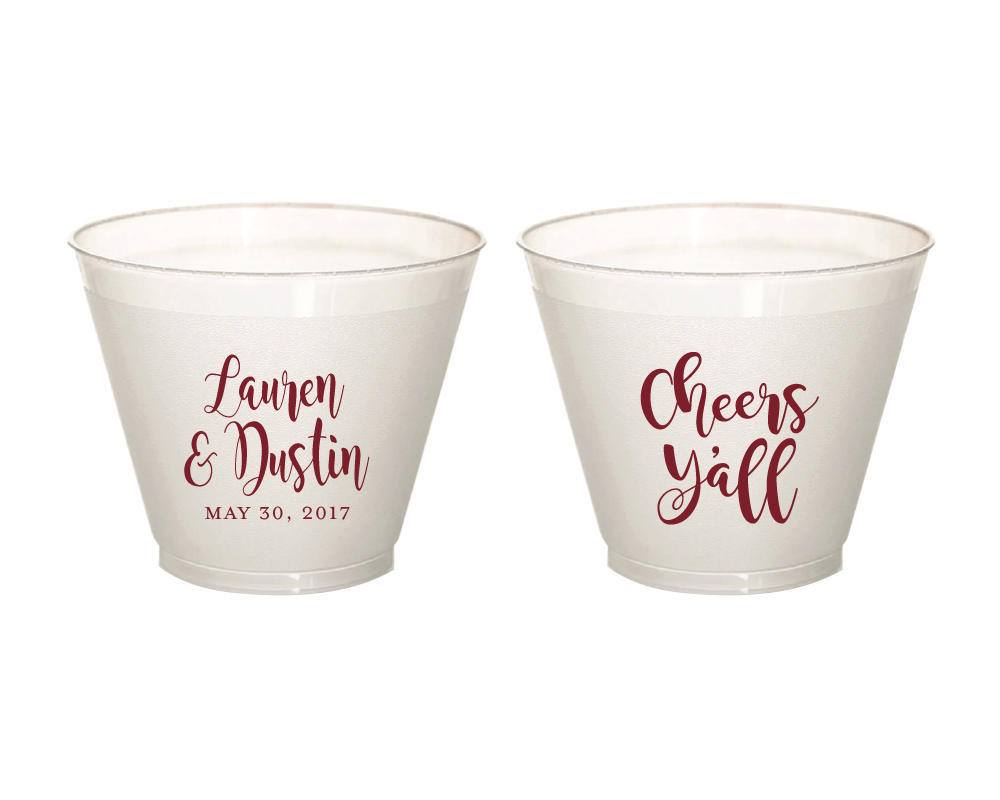 Cheers Ya'll 9oz Wine Cups #1684