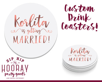 Bachelorette Party Coasters #1671