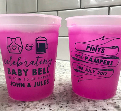 Pints and Pampers Color Changing Cups #1350
