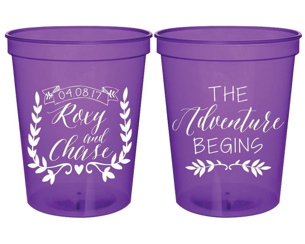 The Adventure Begins Wreath Stadium Cups #1680