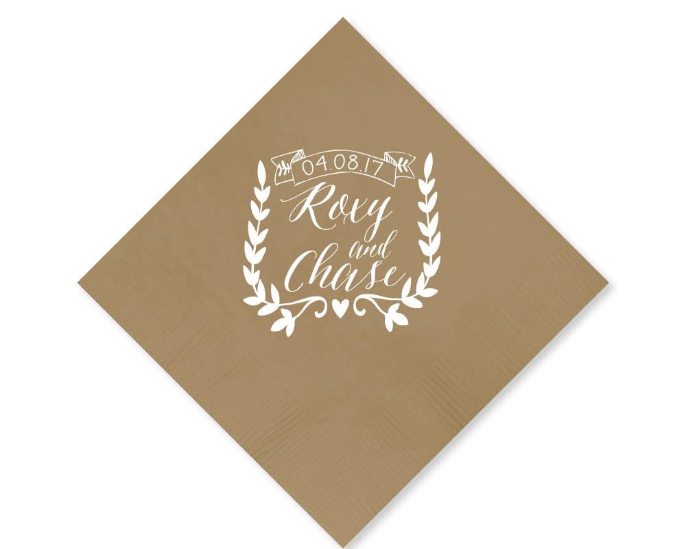 The Adventure Begins Beverage Napkin  #1680