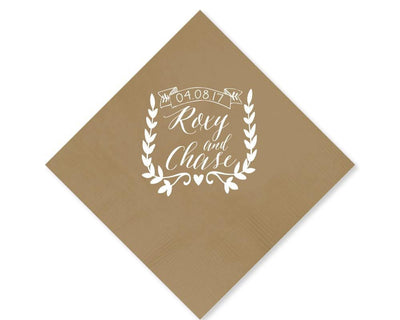 The Adventure Begins Beverage Napkin  #1680