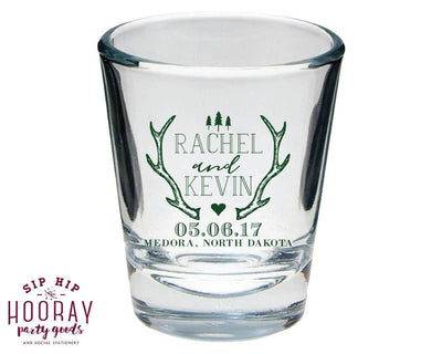 Cheers to Many Years and Cold Beers Shot Glass Design #1681