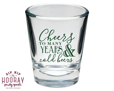 Rustic Wedding Antlers Shot Glasses #1681