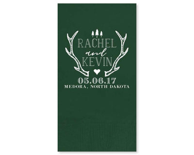 Cheers to Many Years Cocktail Guest Towel Design #1681
