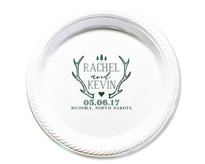 Cheers to Many Years and Cold Beers 7" Cake Plate Design #1681
