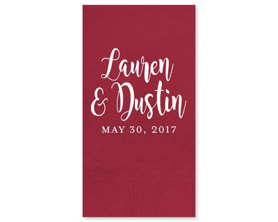 Custom Wedding Guest Towels #1684