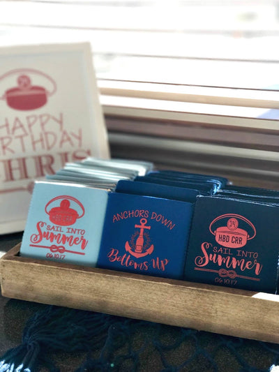 Sail Into Summer Can Cooler Design #1701