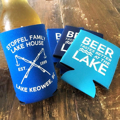 Lake Party Neoprene Can Coolers #1710
