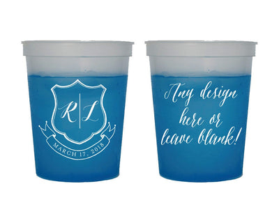 Shield Monogram Mood Cup Design #1711