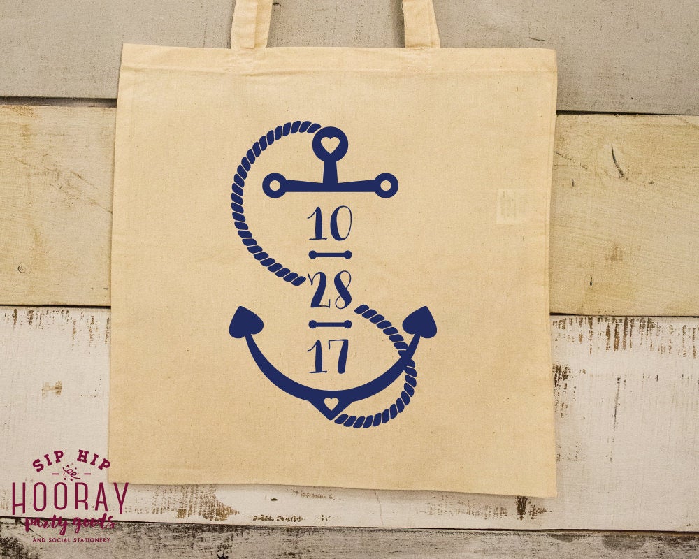 Nautical Tote Bag Design #1714