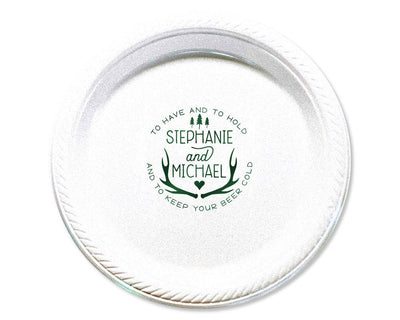 To Have and To Hold Reception Plates #1715