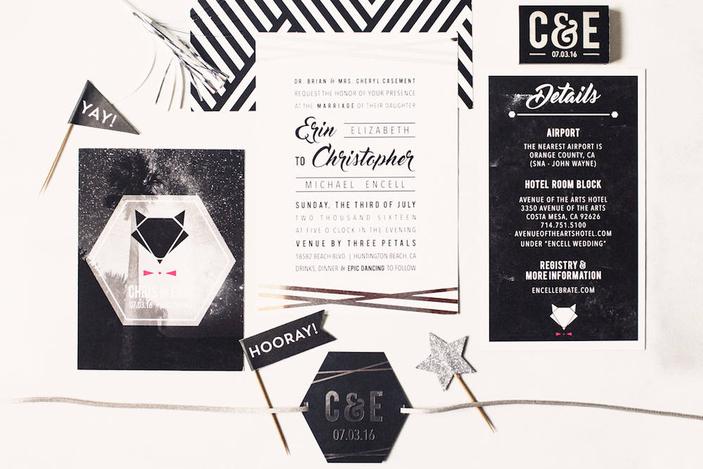 Custom Foil Initial Matchboxes