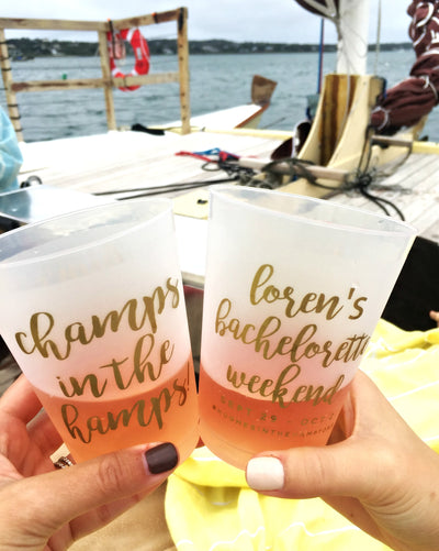 Let the Good Times Roll Texas Frosted Cups #1508