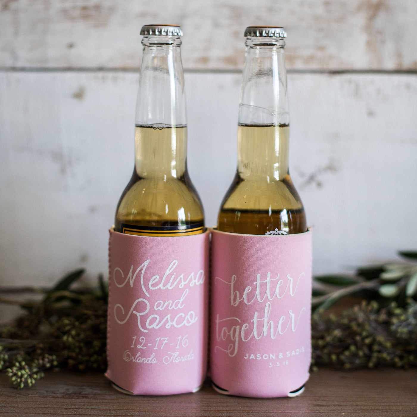 Neoprene Wedding Favor Can Coolers