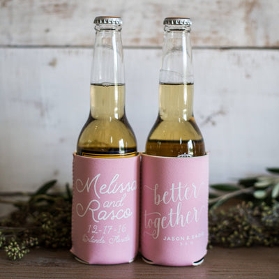 Neoprene Wedding Favor Can Coolers