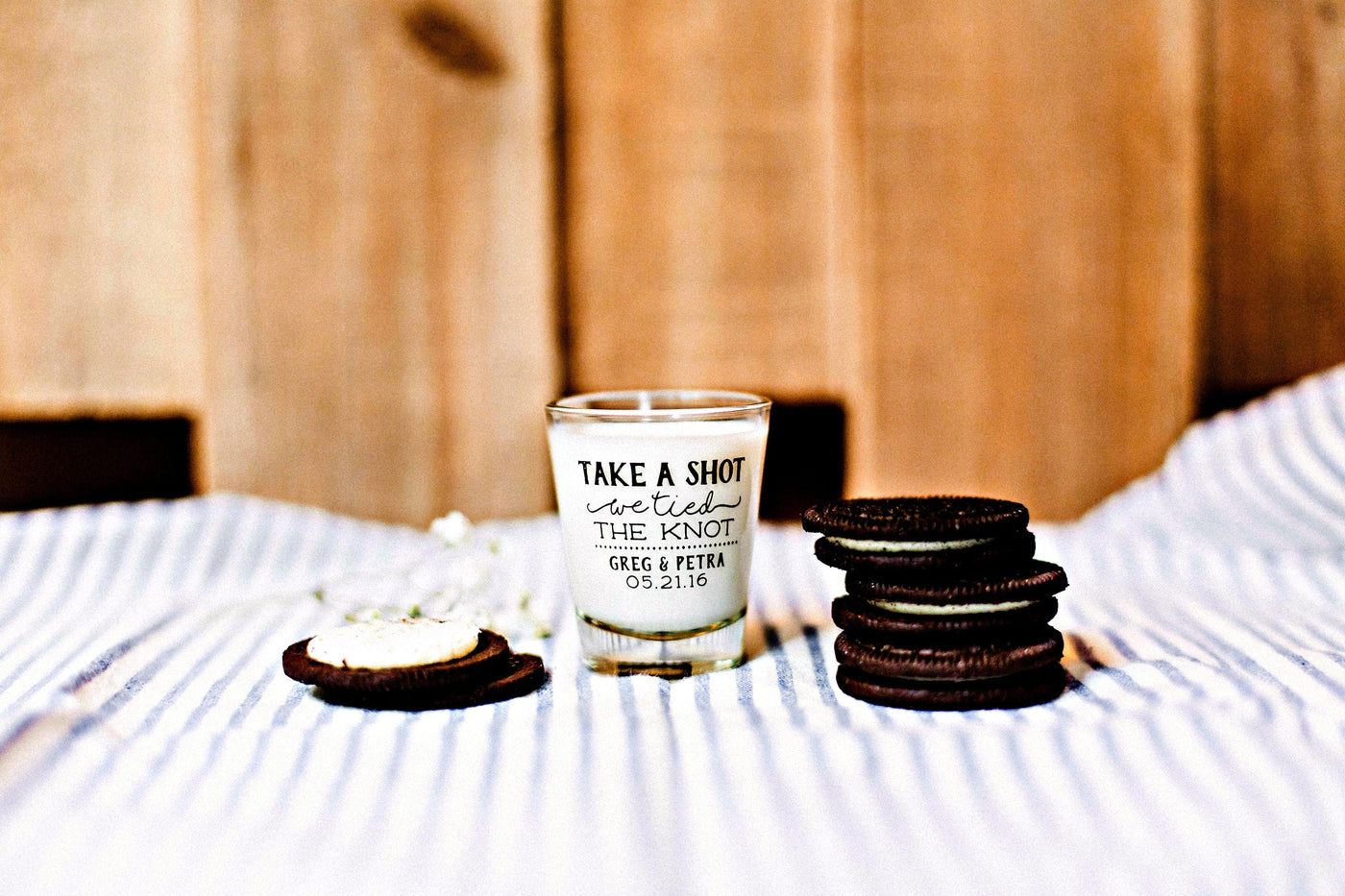 Cheers to Many Years Wedding Shot Glasses #1720