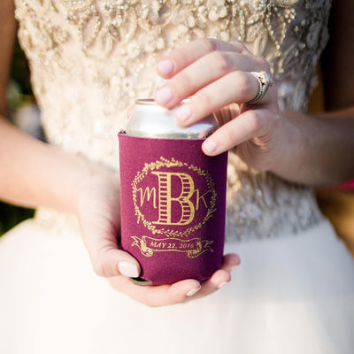 Salud Y'all Monogrammed Can Cooler