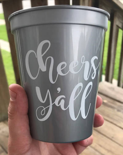 Cheers Ya'll Stadium Cups #1684