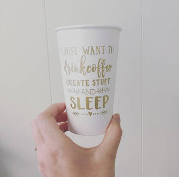 8oz Custom Paper Coffee Cup
