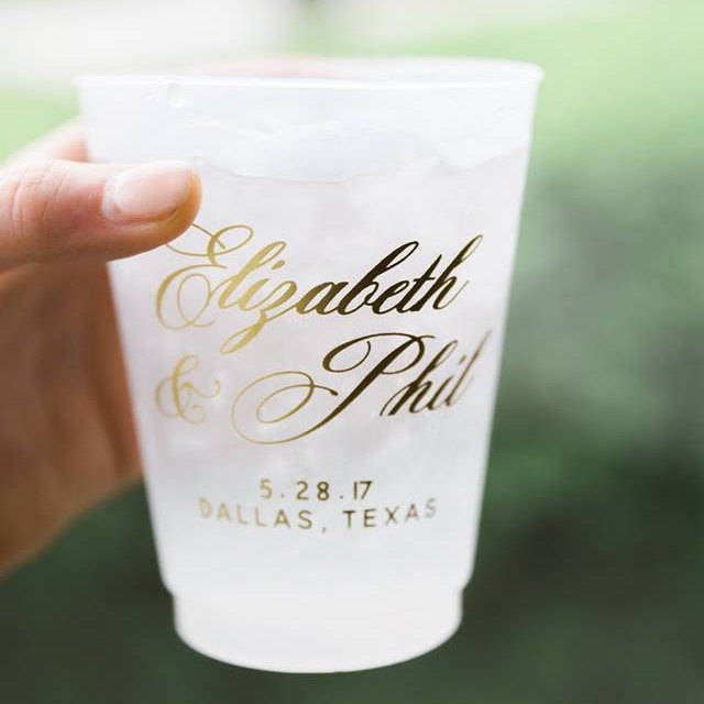 Nautical Bachelorette Party Frosted Cups