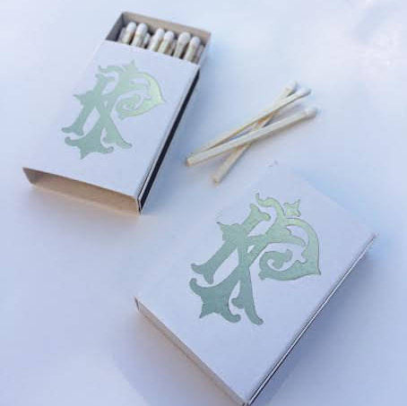 Monogram Initials Matchboxes