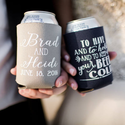 To Have and To Hold & To Keep Your Beer Cold Can Cooler #1212
