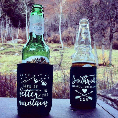 Life is Better in the Mountains Can Coolers #1651