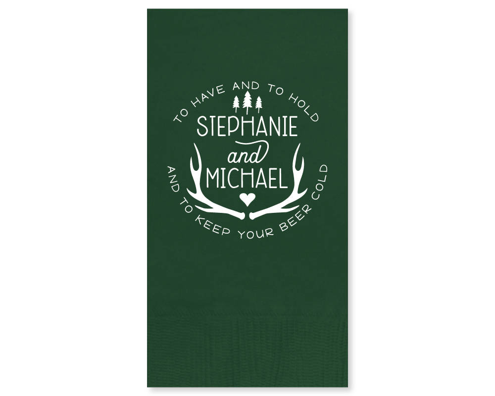 Rustic Wedding Guest Towels #1715