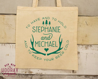 To Have and To Hold Rustic Tote Bags #1715