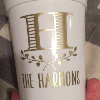 Personalized Party Favor Stadium Cups #1055