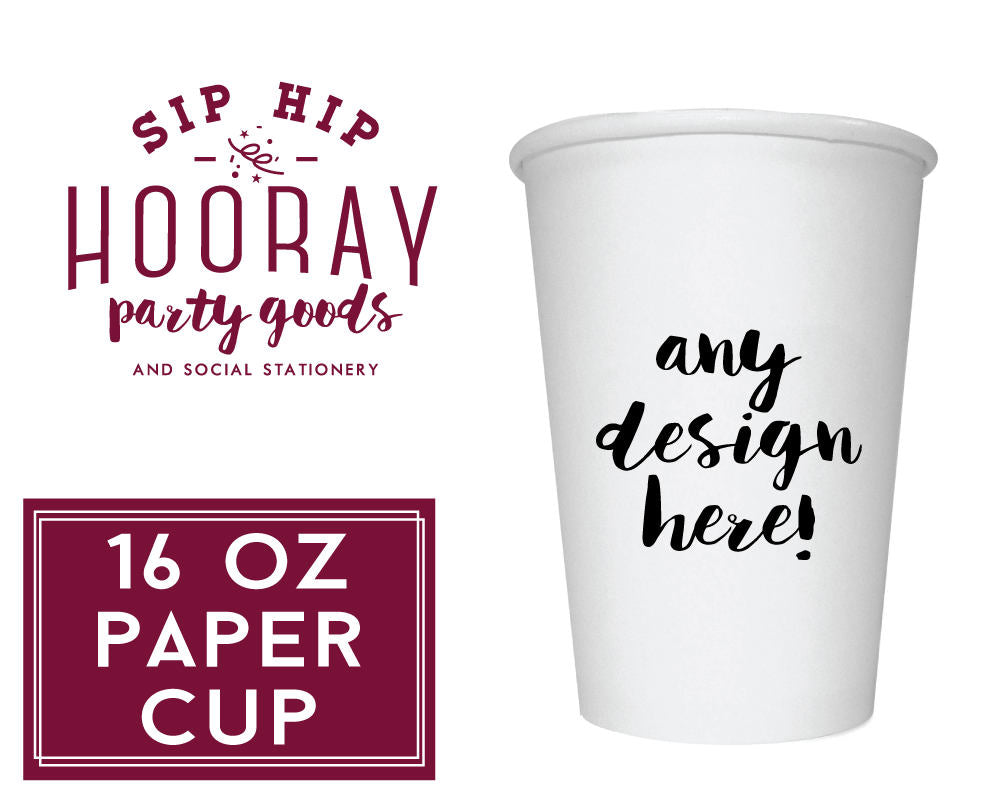 Custom Paper Coffee Cups