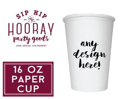 Custom Paper Coffee Cups