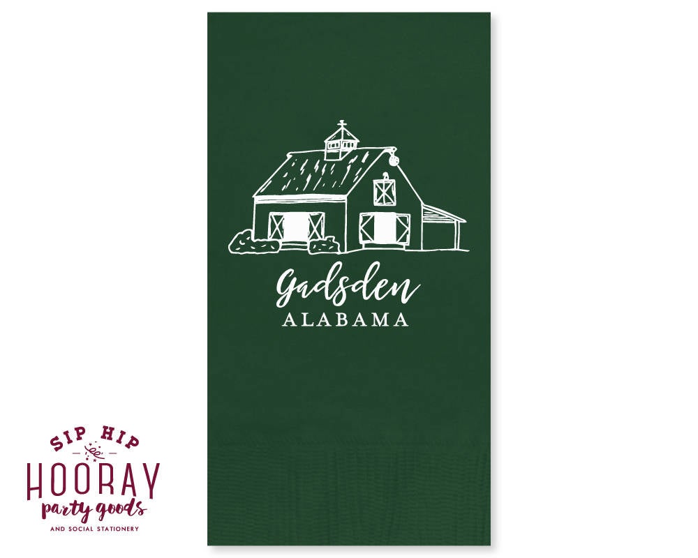 Floral Design Wedding Guest Towels #1766