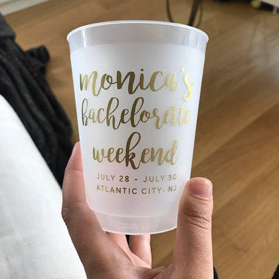 Bachelorette Party 16oz Frosted Cups #1726