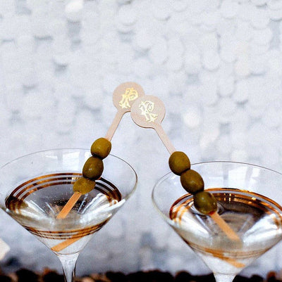 Duogram Wedding Stir Sticks #1740