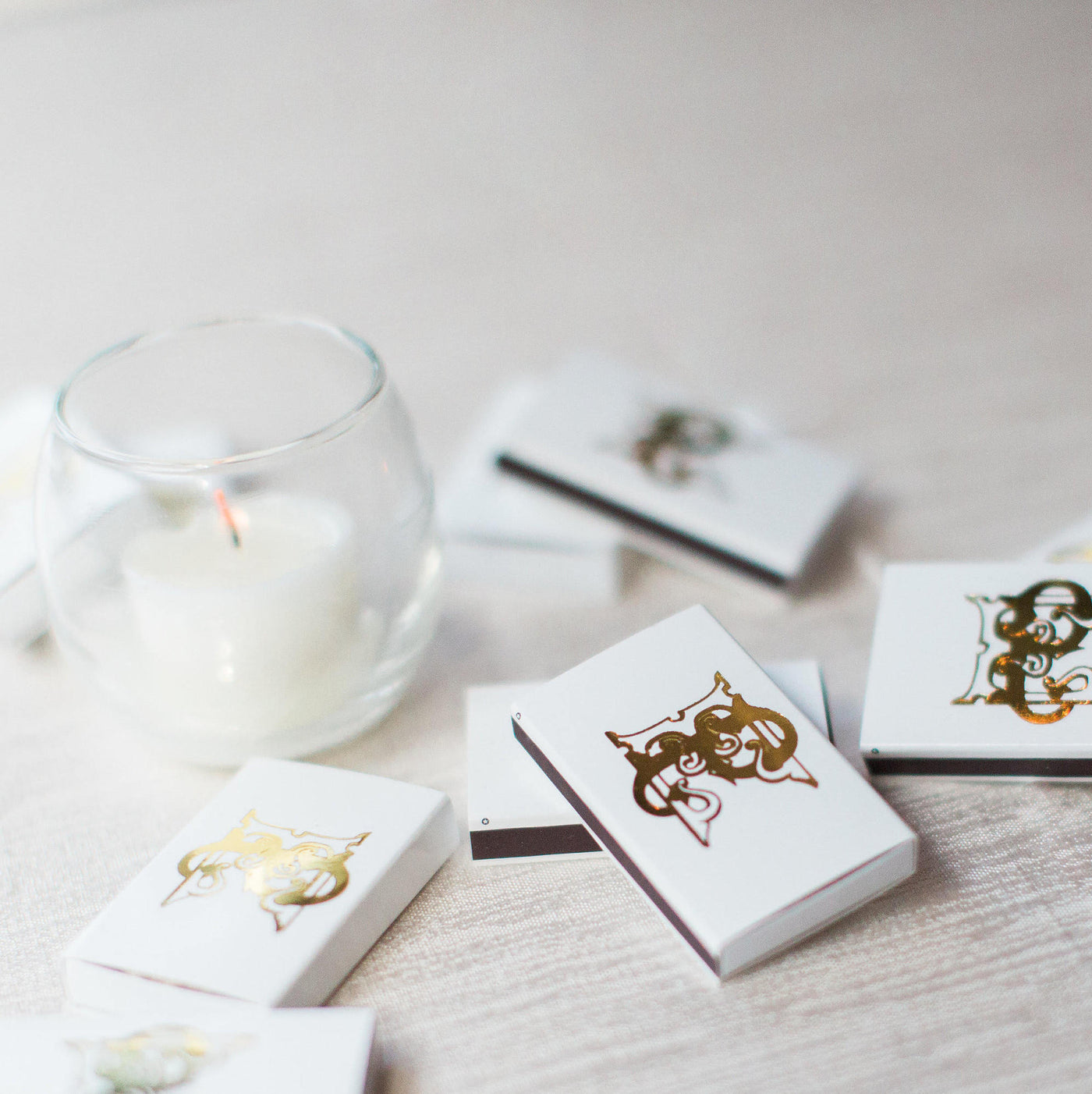 Monogram Initials Matchboxes