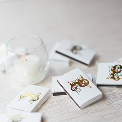 Monogram Initials Matchboxes