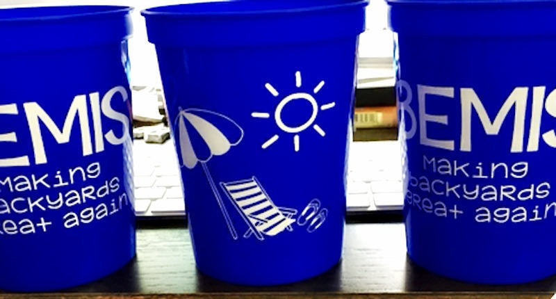 Personalized Pool Party Stadium Cups #1720