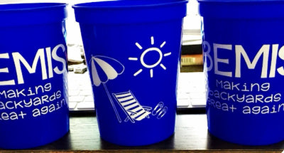 Personalized Pool Party Stadium Cups #1720