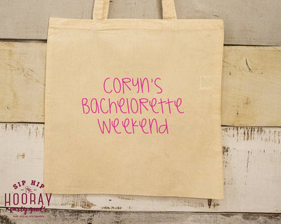 Bachelorette Weekend Bach Bash Girls Trip Tote Bag 1798