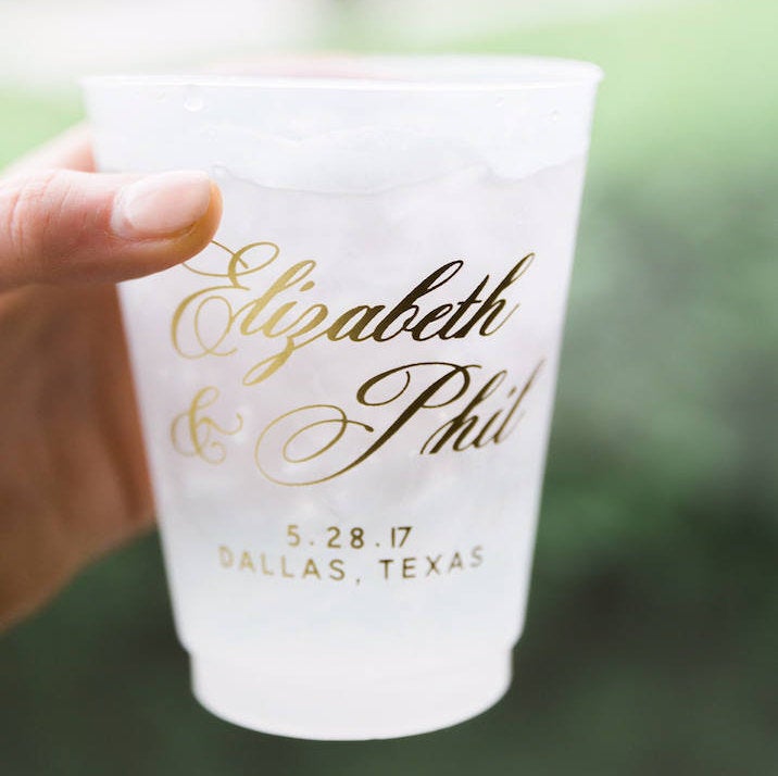 Custom Party Event Frosted Cups #1699