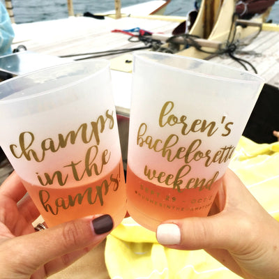 Personalized Name Frosted Cups #1699