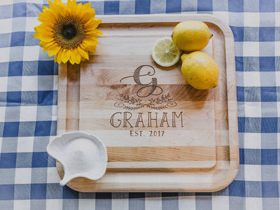 Custom Housewarming Engraved Cutting Board