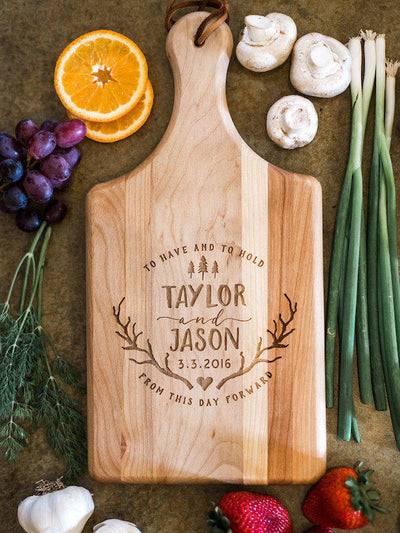 Custom Monogram Cutting Board