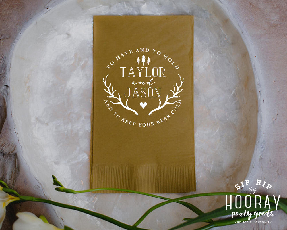 To Have and To Hold Guest Towel Design #1382