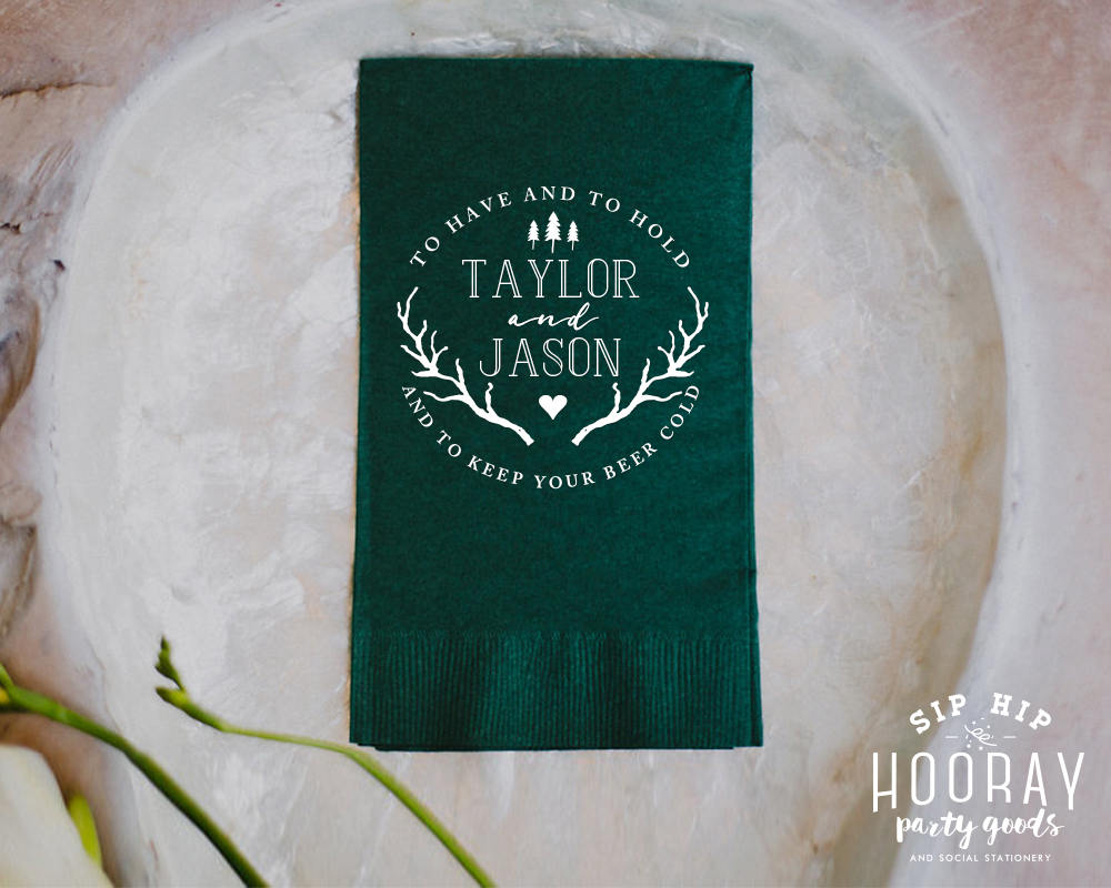 To Have and To Hold Guest Towel Design #1382