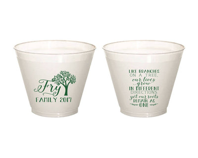 Family Tree Reunion 9oz Wine Cups #1746
