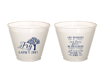 Family Tree Reunion 9oz Wine Cups #1746