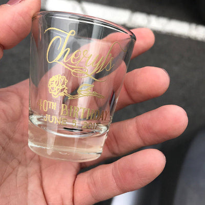 Tied the Knots Wedding Shot Glasses #1514